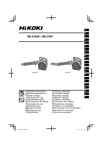 Manual Hikoki RB 27EP Refulator frunze