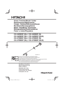 Handleiding Hitachi CG 24EBSP(SL) Grastrimmer