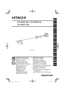 Manuale Hitachi CG 23ECP (LB) Tagliabordi