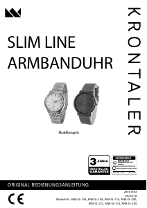 Bedienungsanleitung Krontaler AN8-SL-212 Armbanduhr