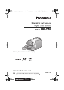 Manual Panasonic HC-V10EB Camcorder