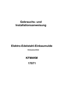 Bedienungsanleitung Termikel KFM4KM 17071 Kochfeld