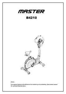 Bruksanvisning Master B4210 Motionscykel