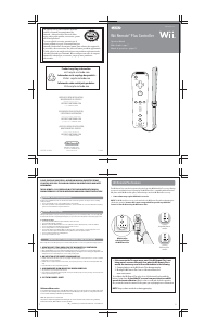 Manual Nintendo Wii Remote Game Controller