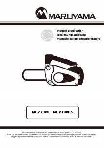 Manuale Maruyama MCV3100T Motosega