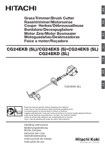 Manual Hitachi CG 24EKD (SL) Grass Trimmer