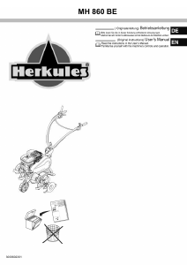 Manual Herkules MH 860 BE Cultivator