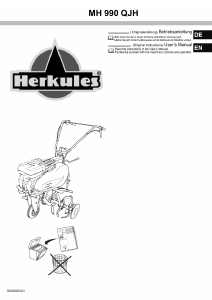 Bedienungsanleitung Herkules MH 990 QJH Kultivator