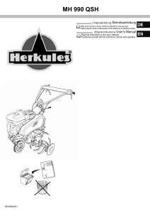 Bedienungsanleitung Herkules MH 990 QSH Kultivator