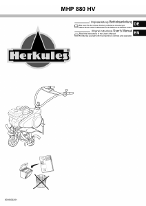 Handleiding Herkules MHP 880 HV Cultivator