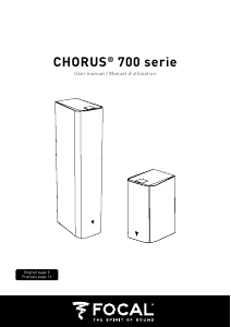 Handleiding Focal Chorus SR 700 Luidspreker