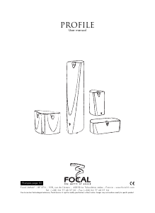 Handleiding Focal Profile CC 908 Luidspreker