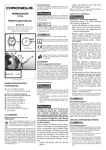 Bedienungsanleitung Chronique NO9-TAU-104 Armbanduhr