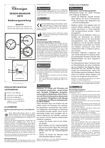 Bedienungsanleitung Chronique NO8-WU-81C Uhr