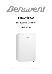 Manual de uso Benavent BFTW Refrigerador