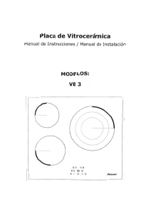 Handleiding Benavent VB 3 Kookplaat