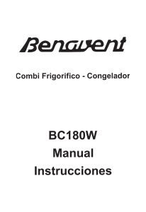 Manual de uso Benavent BC180W Frigorífico combinado