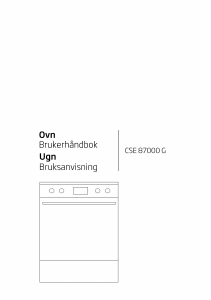 Bruksanvisning BEKO CSE 87000 GW Spis