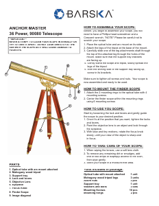 Manual Barska AE10824 Telescope