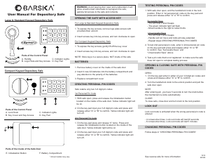 Manual Barska AX11930 Safe