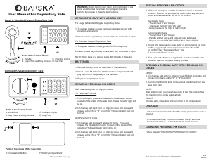 Manual Barska AX11932 Safe