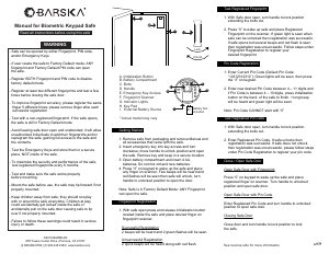 Manual Barska AX12752 Safe