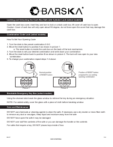 Manual Barska CB11794 Safe