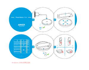 Manual de uso Anker B2504 PowerWave+ Pad Cargador inalámbrico