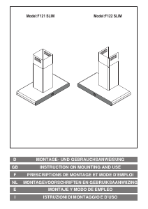 Manuale Airforce F122 Cappa da cucina