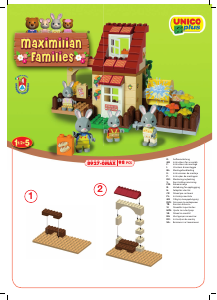 Manual Unico set 8927-0MAX Maximilian Families Wagon with building blocks