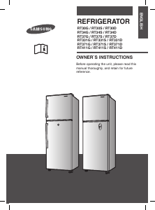 Mode d’emploi Samsung RT30GBTS Réfrigérateur combiné