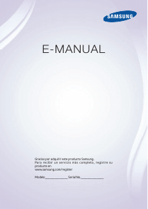 Manual de uso Samsung UE46F5500AW Televisor de LED