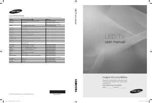 Mode d’emploi Samsung UE55S800XW Téléviseur LED