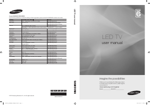 Manual Samsung UE40C6500UW LED Television
