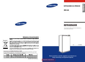 Manual de uso Samsung SRG-148 Refrigerador
