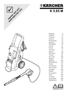 Manual de uso Kärcher K 5.85 M Limpiadora de alta presión