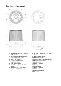 Manual Denver CRL-350 Wake-up Light