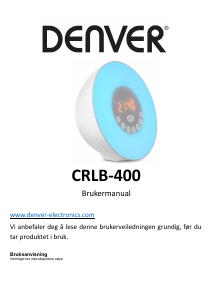 Bruksanvisning Denver CRLB-400 Vekkelampe