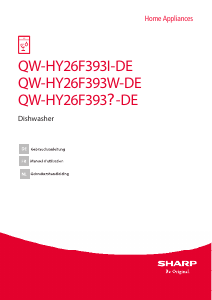 Bedienungsanleitung Sharp QW-HY26F393W-DE Geschirrspüler