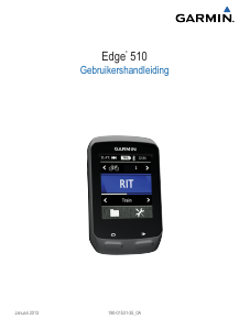 Handleiding Garmin Edge 510 Fietscomputer