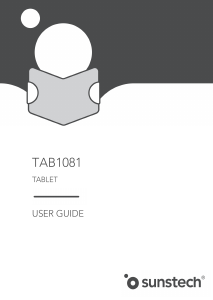 Manual Sunstech TAB1081 Tablet