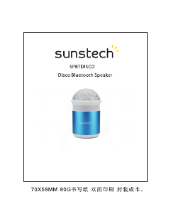 Mode d’emploi Sunstech SPBTDISCO Haut-parleur