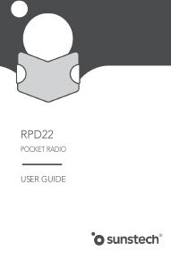 Manual Sunstech RPD22 Rádio