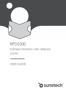 Manual de uso Sunstech RPDS500 Radio