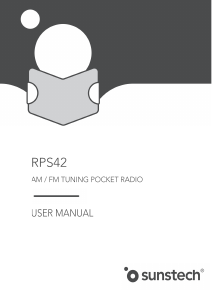 Manual de uso Sunstech RPS42 Radio