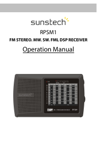 Handleiding Sunstech RPSM1 Radio