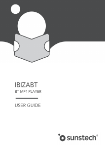 Manual de uso Sunstech IBIZABT Reproductor de Mp3