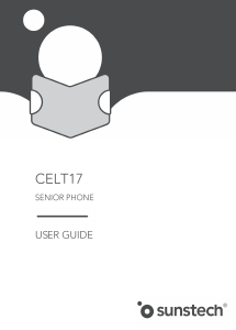 Manual Sunstech CELT17 Telefone celular