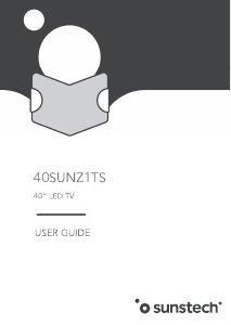 Manual de uso Sunstech 40SUNZ1TS Televisor de LED