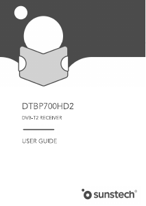 Mode d’emploi Sunstech DTBP700HD2 Récepteur numérique